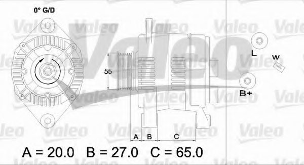 VALEO 436733 Alternator